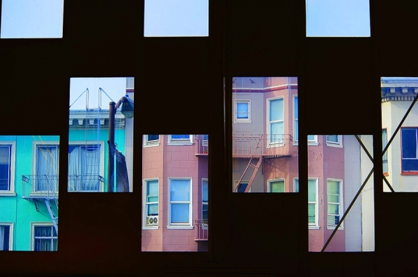 Photograph Mitchell Funk Window Sf on One Eyeland